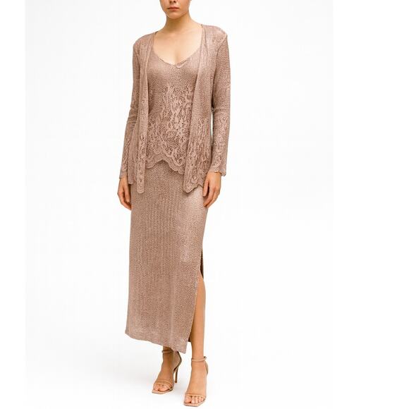 Vintage Blushe Impressions Sleeveless Maxi Dress and Jacket 12 - Picture 1 of 13